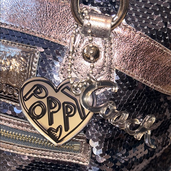 Coach Poppy Spotlight Sequins Shoulder Bag - Picture 3 of 17